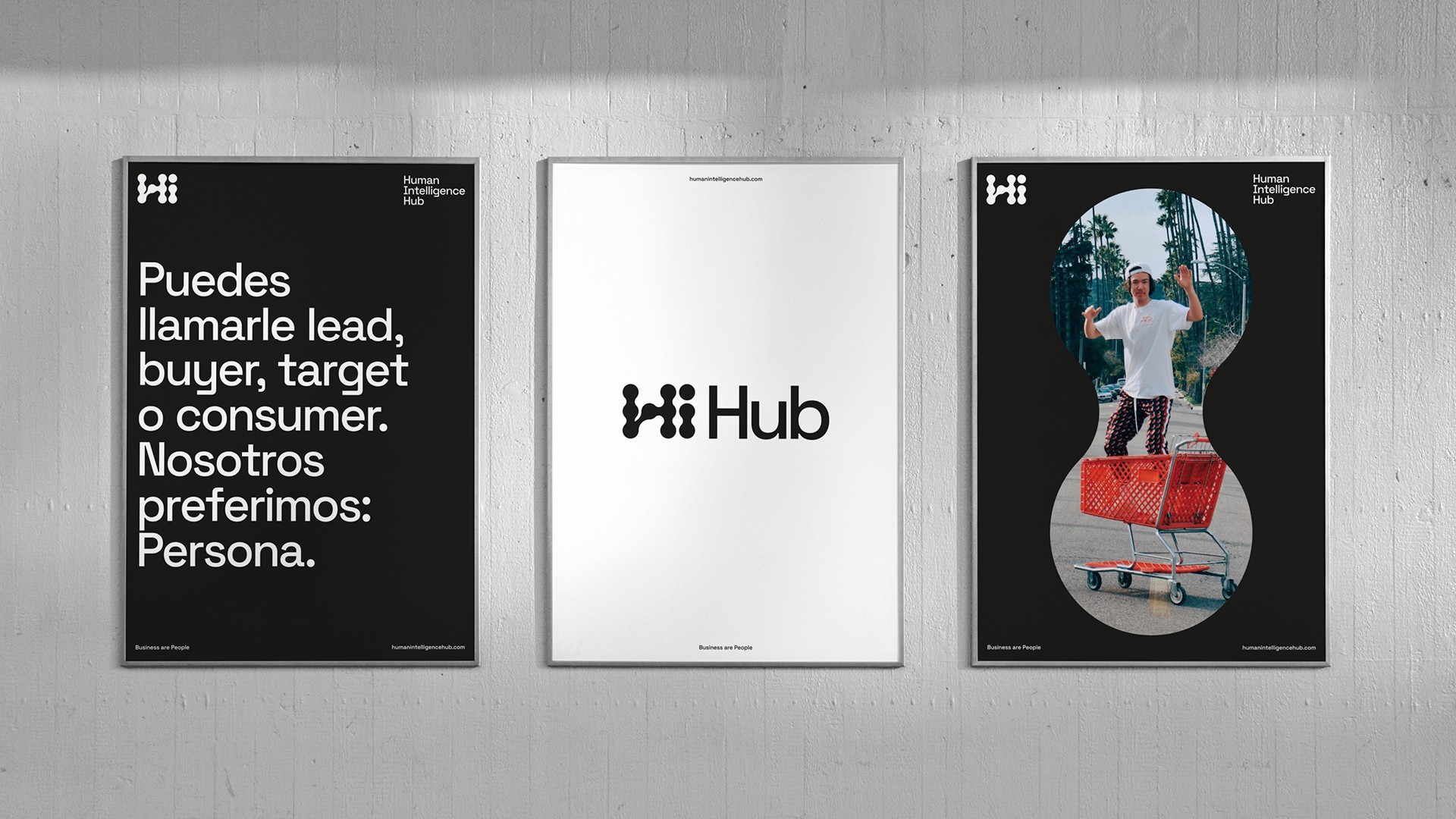 Stationery design of letterhead and business cards for the company Anders on top of a blurred photo of a house interior.
