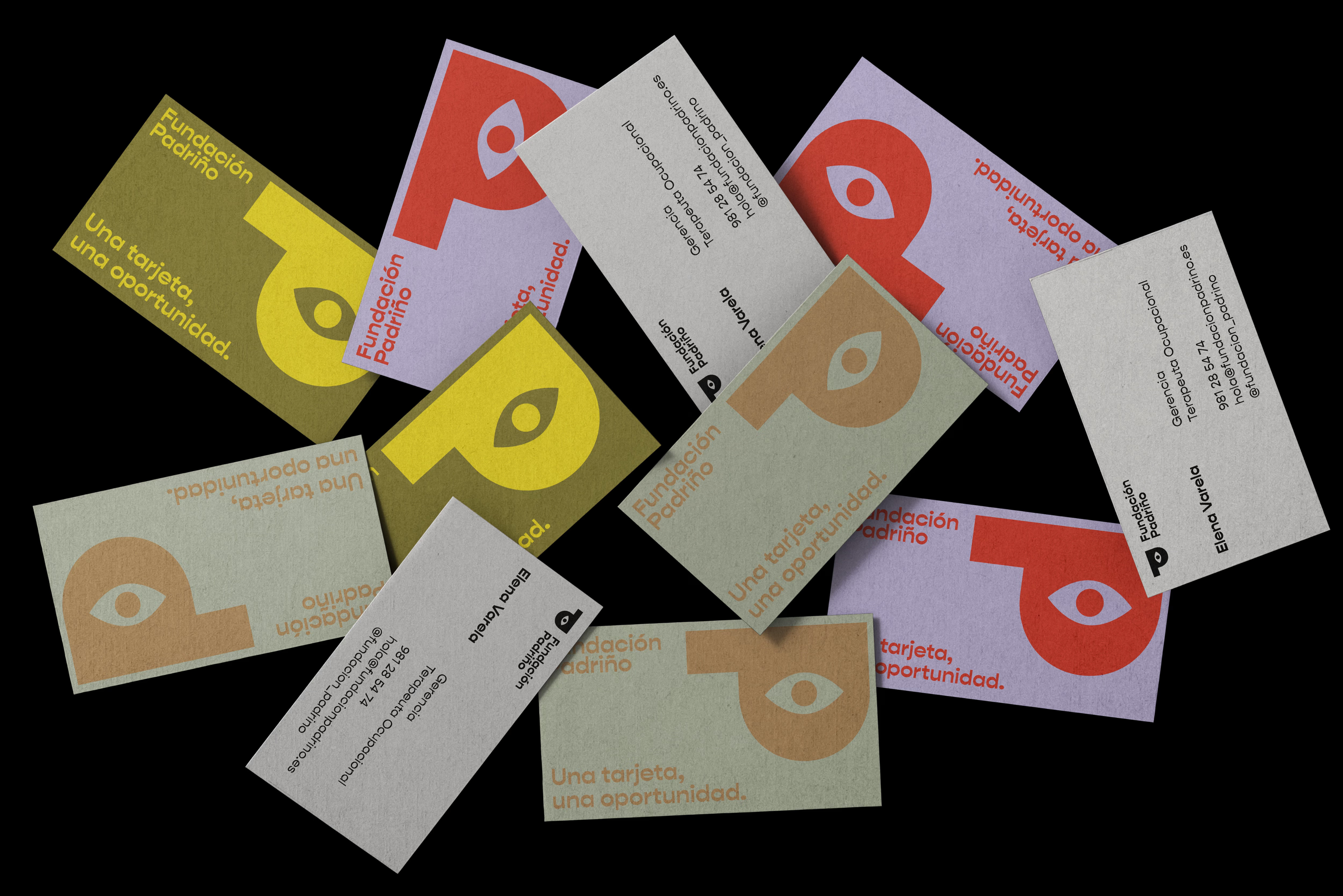 Stationery design of letterhead and business cards for the company Anders on top of a blurred photo of a house interior.