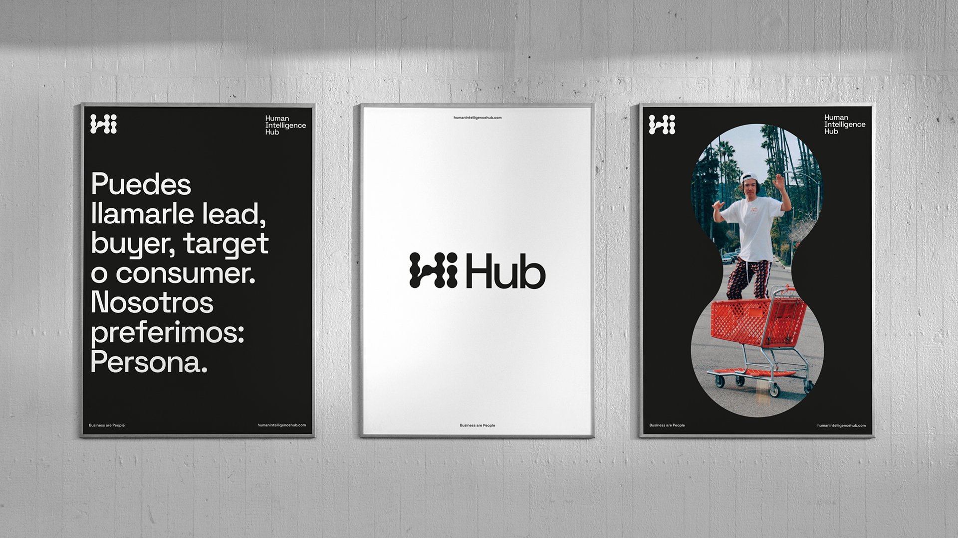 Stationery design of letterhead and business cards for the company Anders on top of a blurred photo of a house interior.