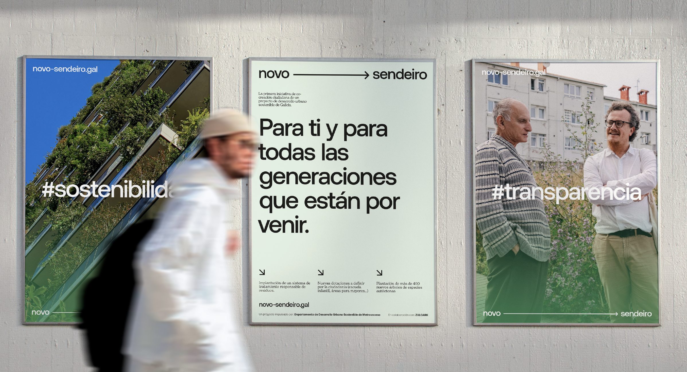 Stationery design of letterhead and business cards for the company Anders on top of a blurred photo of a house interior.